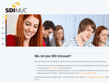 Tablet Screenshot of intranet.sdi-muenchen.de
